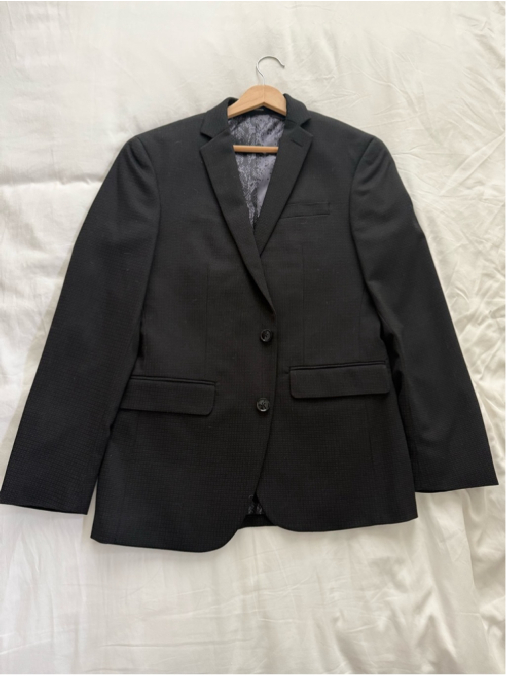 Bar III Men’s Black Slim Fit Blazer 36S